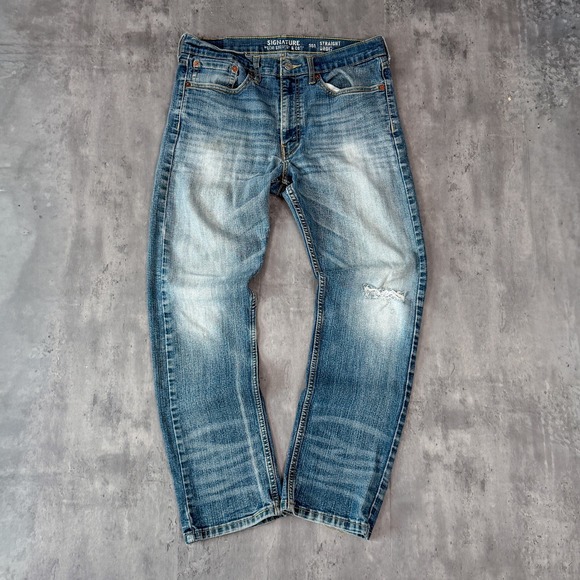 Levis Strauss Other - Vintage VTG Y2K 2000's 00's Levis Signature Baggy Relax Fit Legged Denim Jeans